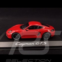 Porsche Cayman GTS 981 rouge 1/43 Minichamps WAP0200150E