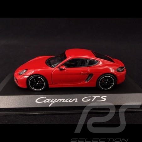 Porsche Cayman GTS 981 rouge 1/43 Minichamps WAP0200150E