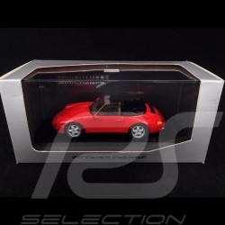 Porsche 911 Type 993 Carrera Cabriolet guards red 1/43 Minichamps WAP020008