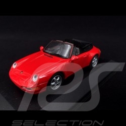 Porsche 911 Type 993 Carrera Cabriolet guards red 1/43 Minichamps WAP020008