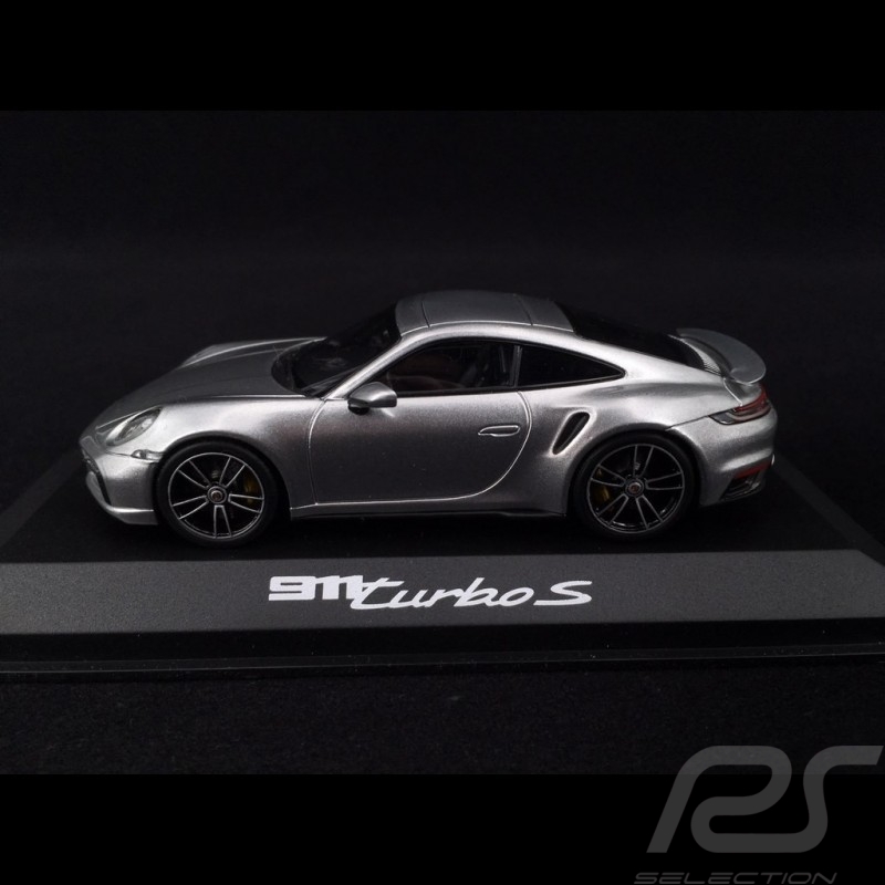 Porsche 911 type 992 Turbo S 2020 1/43 Minichamps WAP0201780K Gris GT Silver Grey Silbergrau metallic metallise