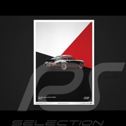 Porsche 804 Grosser Preis von Frankreich reproduction d'une affiche originale de Erich Strenger