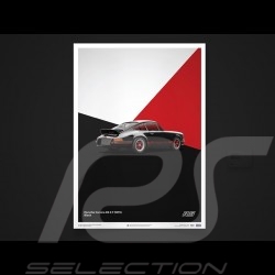 Porsche Poster Affiche Plakat 911 Carrera RS 1973 Noir black schwarz