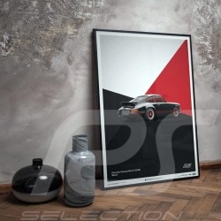 Porsche 804 Grosser Preis von Frankreich reproduction d'une affiche originale de Erich Strenger
