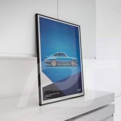 Porsche 804 Grosser Preis von Frankreich reproduction d'une affiche originale de Erich Strenger