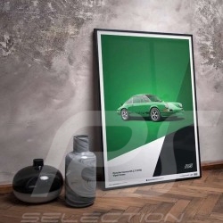 Porsche Poster 911 Carrera RS 1973 vert Viper green Vipergrun