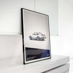 Porsche 804 Grosser Preis von Frankreich reproduction d'une affiche originale de Erich Strenger