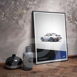 Porsche 804 Grosser Preis von Frankreich reproduction d'une affiche originale de Erich Strenger