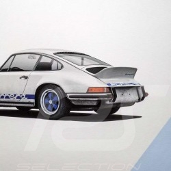 Porsche 804 Grosser Preis von Frankreich reproduction d'une affiche originale de Erich Strenger