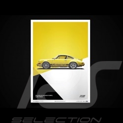 Porsche 804 Grosser Preis von Frankreich reproduction d'une affiche originale de Erich Strenger