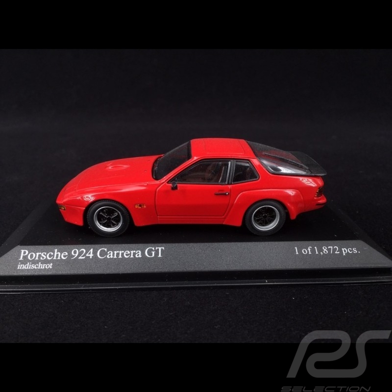 Porsche 924 Carrera GT 1981 1/43 Minichamps 400066120 rouge indien india red indischrot