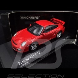 Porsche 911 type 997 GT2 mk 1 2008 Guards red 1/43 Minichamps 400066301