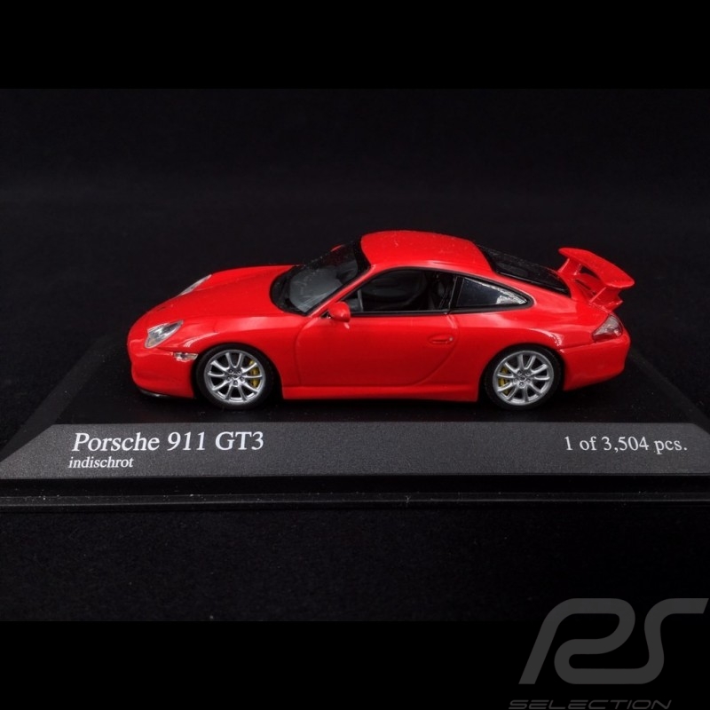 Porsche 911 GT3 typ 996 2003 Indischrot 1/43 Minichamps 400062020