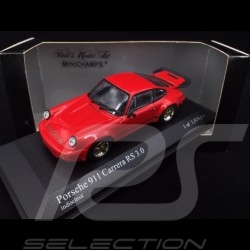 Porsche 911 Carrera RS 3.0 1974 rouge Indien / bande or 1/43 Minichamps 400063122