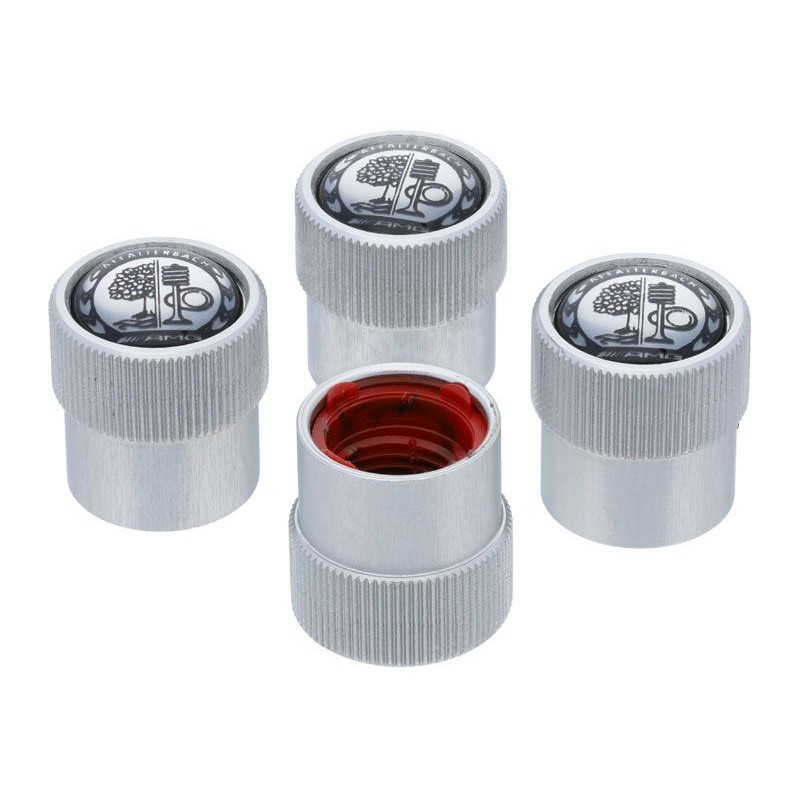 Mercedes AMG ventilkappen logo vintage 4er Set Silber Mercedes-Benz B66472005