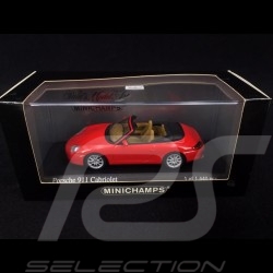 Porsche 996 Carrera Cabriolet 2001 rouge 1/43 Minichamps 400061034