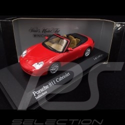 Porsche 996 Carrera Cabriolet 2001 rouge 1/43 Minichamps 400061034