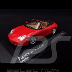 Porsche 996 Carrera Cabriolet 2001 rouge 1/43 Minichamps 400061034