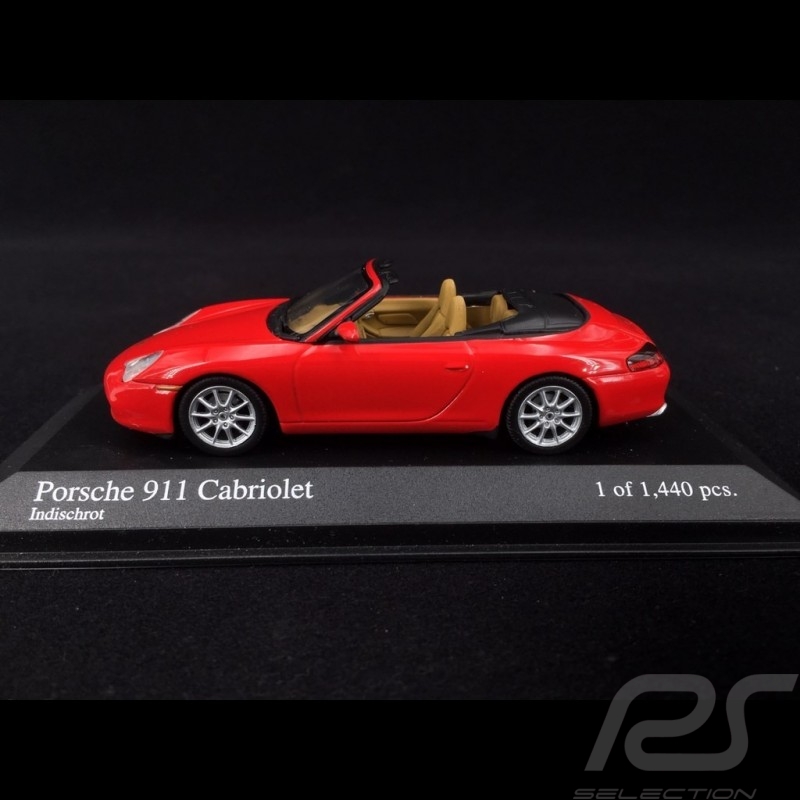 Porsche 996 Carrera Cabriolet 2001 rouge 1/43 Minichamps 400061034 Porsche 996 Carrera Cabriolet 2001 rouge 1/43 Minichamps 400061034