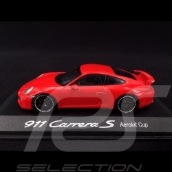 Porsche 911 type 991 Carrera S Aerokit cup 2012 red 1/43 Minichamps WAP0201130D