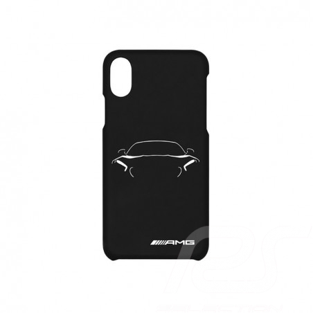 Coque de téléphone Mercedes AMG GT phone case for iPhone X / XS fluorescent fluoreszierend and black schwarz pour iPhone X / XS 