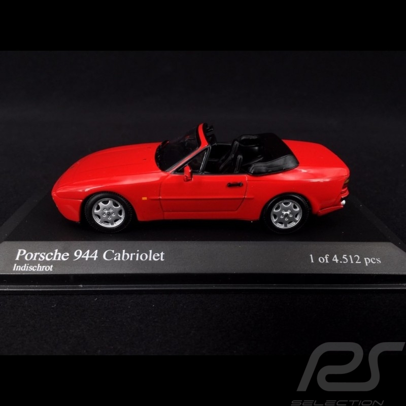 Porsche 944 Cabriolet 1991 rouge Indien 1/43 Minichamps 400062230 guards red Indischrot
