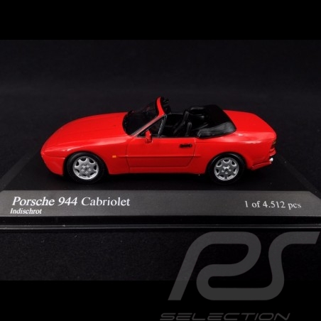 Porsche 944 Cabriolet 1991 Indischrot 1/43 Minichamps 400062230