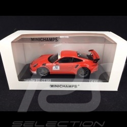 Porsche 911 type 991 GT3 RS 2014 n° 16 orange fusion Porsche Sports Cup Deutschland 1/43 Minichamps 413063253 lava orange lavaor