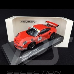 Porsche 911 type 991 GT3 RS 2014 n° 16 lava orange Porsche Sports Cup Deutschland 1/43 Minichamps 413063253