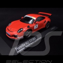 Porsche 911 type 991 GT3 RS 2014 n° 16 orange fusion Porsche Sports Cup Deutschland 1/43 Minichamps 413063253 lava orange lavaor