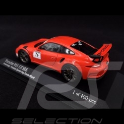 Porsche 911 typ 991 GT3 RS 2014 n° 16 lavaorange Porsche Sports Cup Deutschland 1/43 Minichamps 413063253