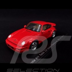 Porsche 911 typ 964 Turbo 3.6 Coupé Flachbau Mj. 1994 Indischrot US Version 1/43 Spark MAP02002010 Guards red Indischrot