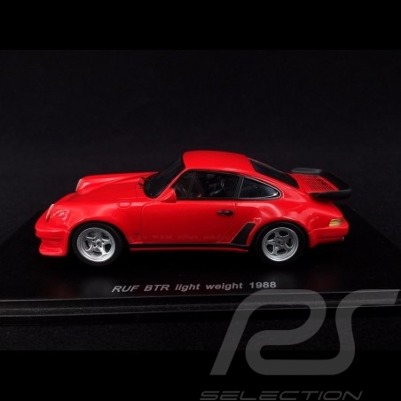 Porsche 911 RUF BTR light weight 1988 red 1/43 Spark S0726