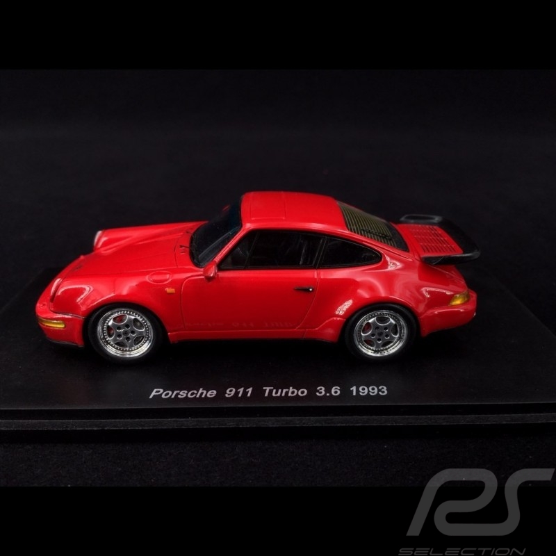Porsche 911 typ 964 Turbo 3.6 1993 Indischrot 1/43 Spark S2034