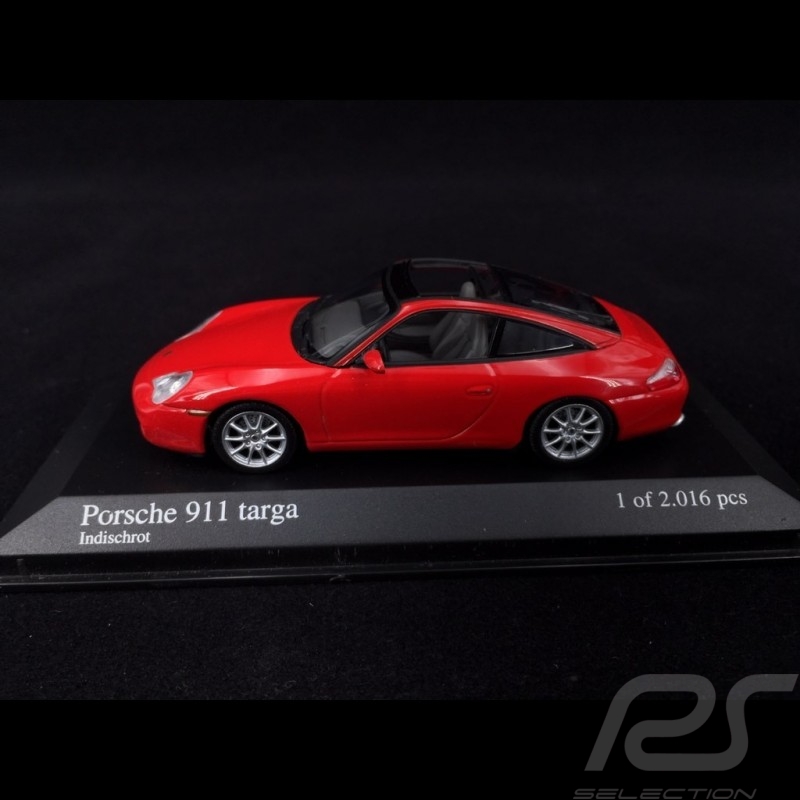Porsche 911 type 996 Targa 2001 Guards red 1/43 Minichamps 400061060