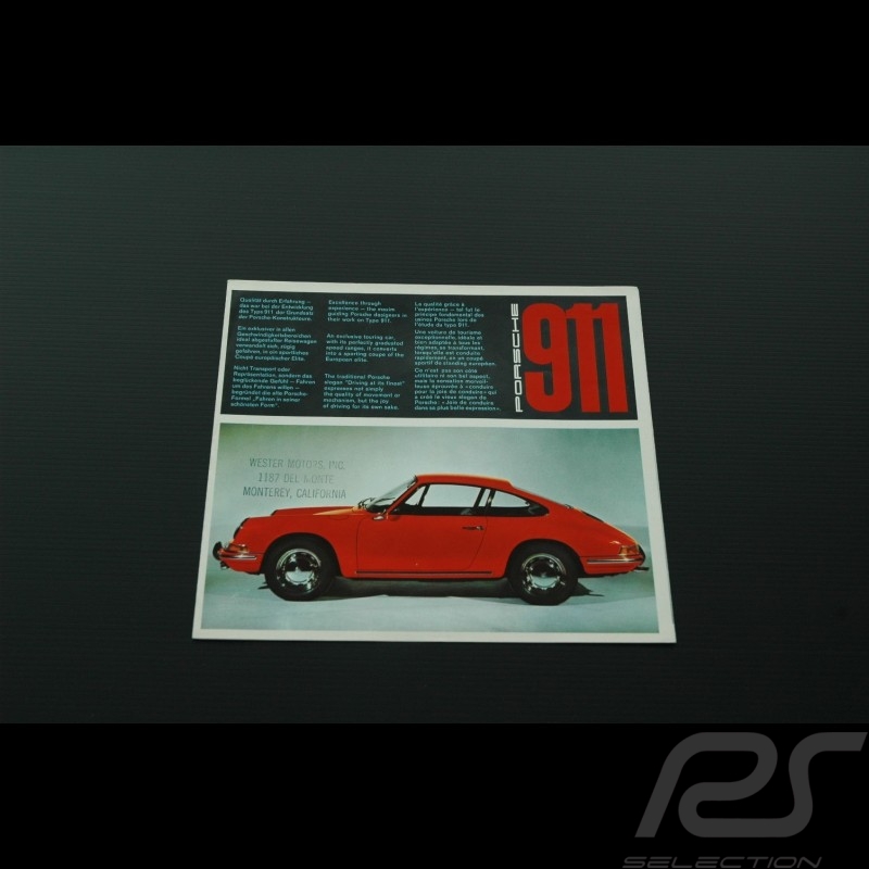 Brochure PORSCHE 911