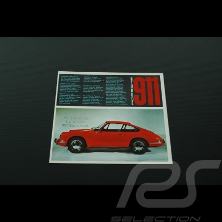 Brochure Porsche 911 Mars 1965 W28