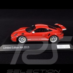 Porsche 911 typ 991 GT3 RS IAA 2015 lavaorange 1/43 Spark WAX02020013