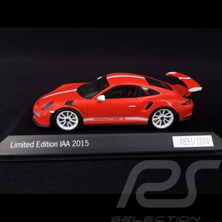 Porsche 911 type 991 GT3 RS IAA 2015 lava orange 1/43 Spark WAX02020013