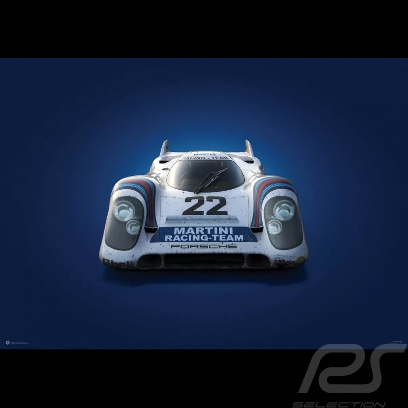 Porsche Poster 917 K 24h Le Mans 1971 Gulf  n°19 - Colors of Speed