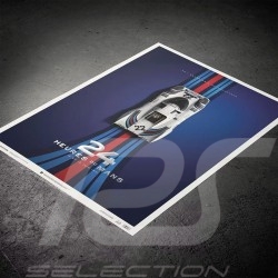 Porsche 804 Grosser Preis von Frankreich reproduction d'une affiche originale de Erich Strenger