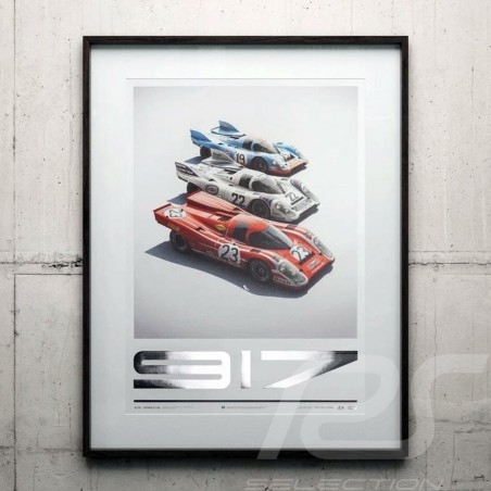 Porsche 804 Grosser Preis von Frankreich reproduction d'une affiche originale de Erich Strenger