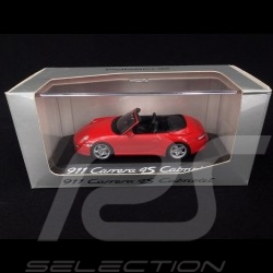 Porsche 997 Carrera 4S Cabriolet  2005 rot 1/43 Minichamps WAP02015316