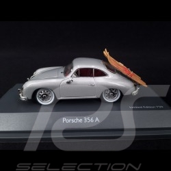 Porsche 356 A 1956 silber mit Wasserskiern 1/43 Schuco 450269000