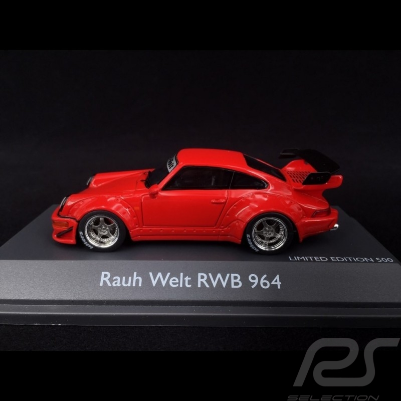 Porsche 911 type 964 RWB Rauh-Welt red 1/43 Schuco 450911300