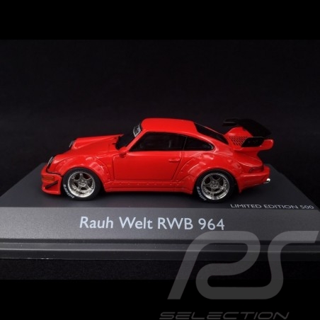 Porsche 911 type 964 RWB Rauh-Welt rouge 1/43 Schuco 450911300