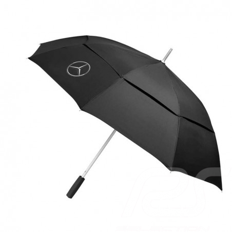 Parapluie umbrella regenschirm Mercedes grande taille ouverture automatique polyester noir large size automatic opening polyeste