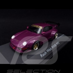 Porsche 911 type 993 RWB Rauh-Welt violet 1/43 Schuco 450911600