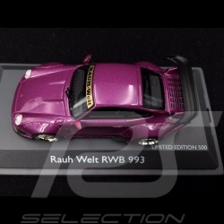 Porsche 911 typ 993 RWB Rauh-Welt lila 1/43 Schuco 450911600