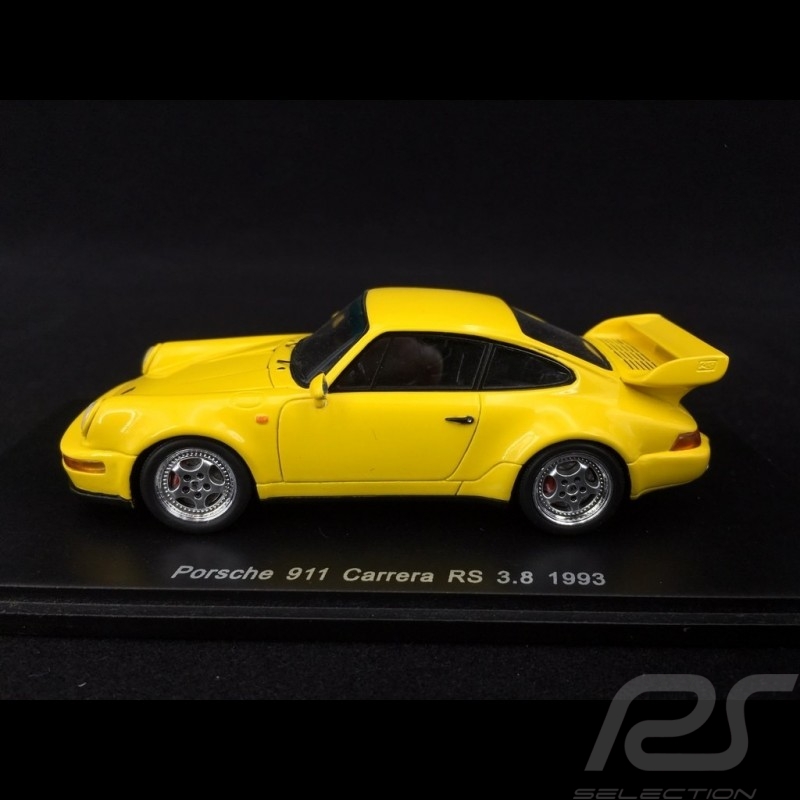 Porsche 911 type 964 Carrera RS 3.8 1993 Speed yellow 1/43 Spark S1935